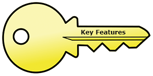 key web hosting features