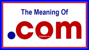 meaning of dot com- meaning of com-domains-domain names-domain extensions